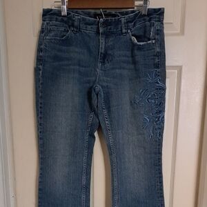 Calvin Klein size 10 jeans embroidery on leg 5/$25